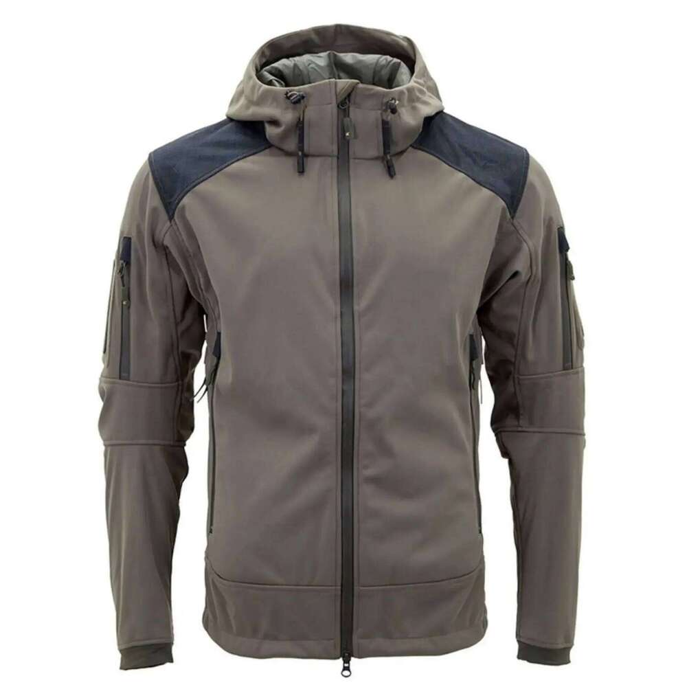 Light And Cold Cotton Outdoor Camouflage Jacket Men's Winter Warm Cycling Clothes Hooded Multi-Pocket Wind