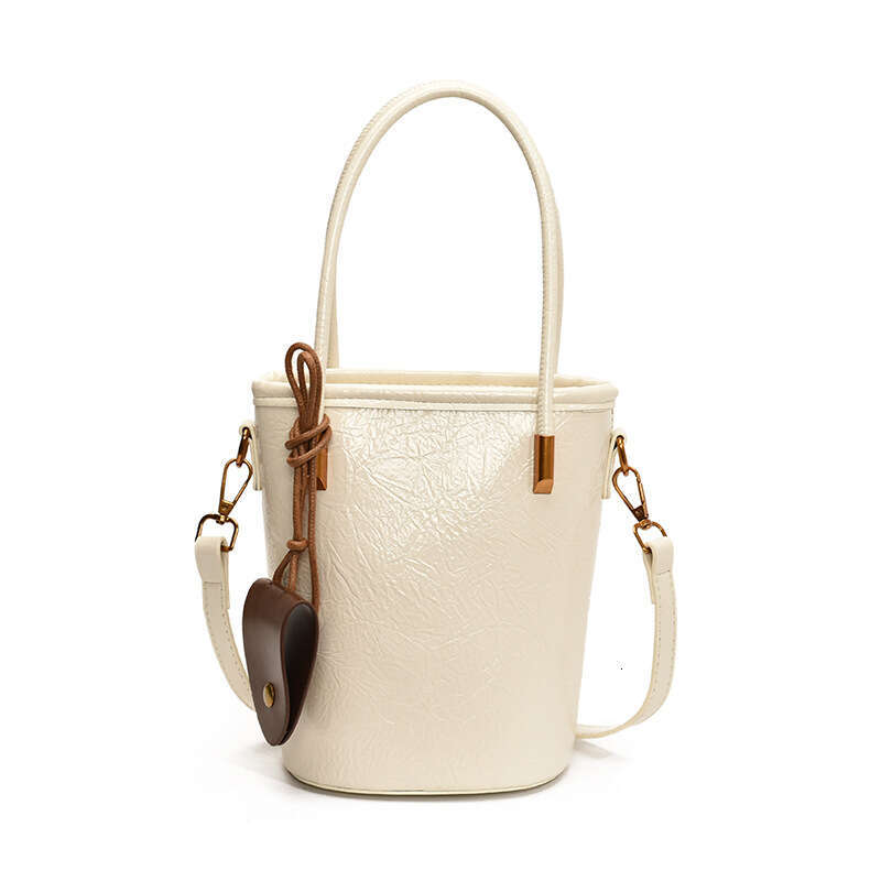 2025 New Niche Handbag High-Quality Texture Bucket for Women Simple Shoulder Casual Crossbody Bag