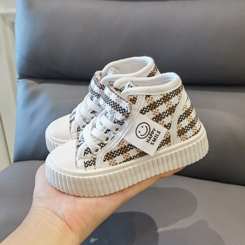 Kids Canvas Shoes Casual Sport Boys Girls Sneakers Shoes Kidsnest Soft Rubber Sole Flat Children Toddlers Canvas Shoes Size 20 - 31 K0632