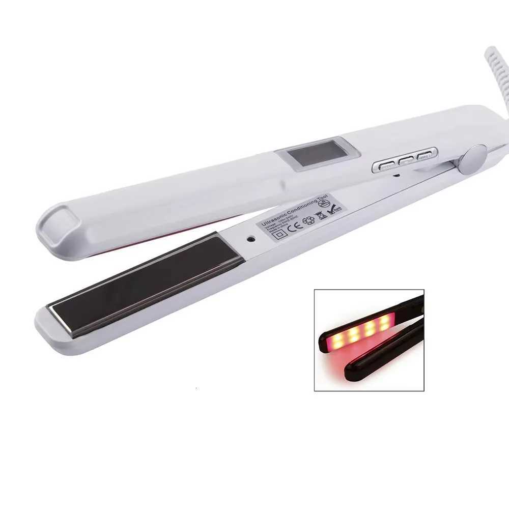 Cold Plate Tourmaline Ceramic Hair Straightener Infrared Hair Care Heat Protection Straightener Ultrasonic Hair Flat Iron W250814