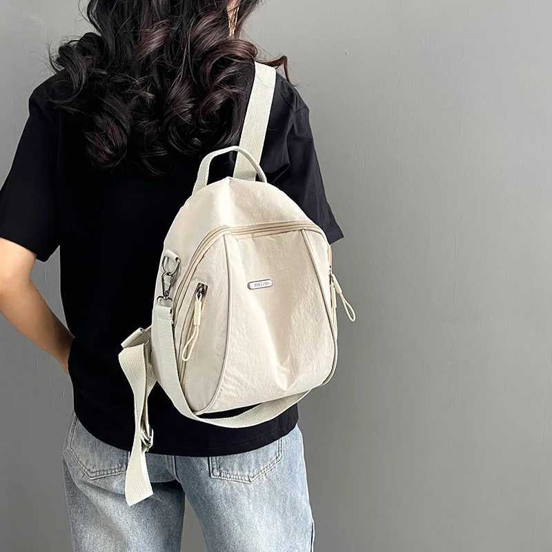 New Fashionable Large Capacity Backpack for Women Travel Student Bag Lightweight Mom Bag XJ250814