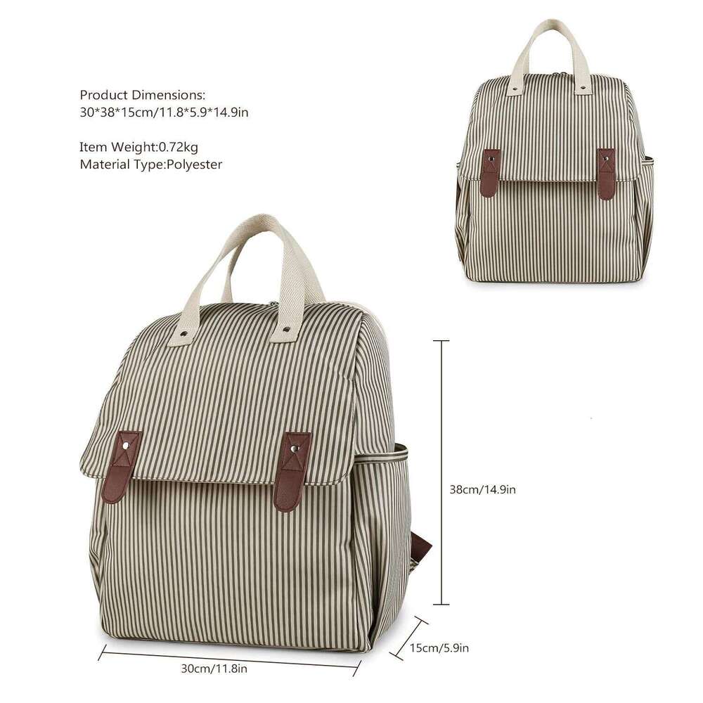 Shoulder Includes Urine Mat, Independent Bottle Multi functional Mommy Bag, Maternal and Child Travel Bag