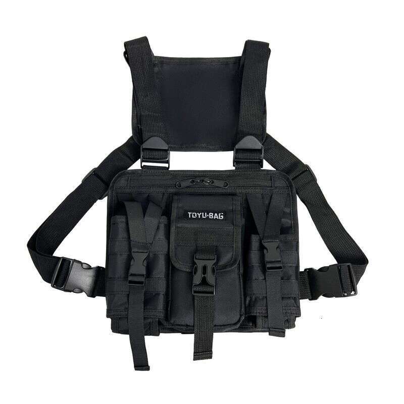 Trendy Brand New Ins Men's And Women's Hong Kong Chest Bag Outdoor Workwear Vest Style Tactical Backpack