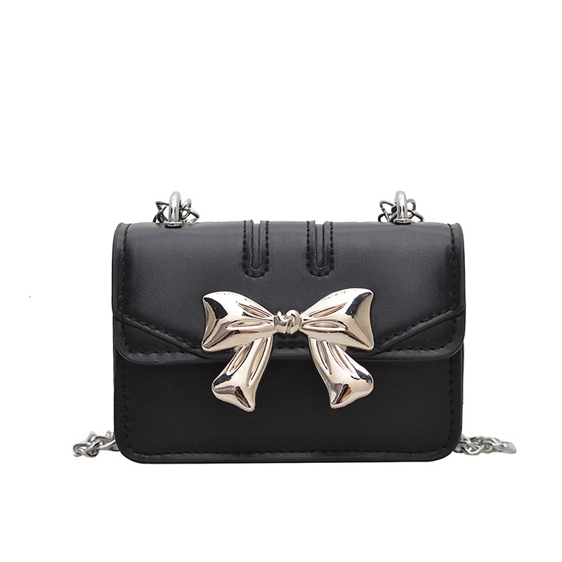 Luxury Brand Designer Bag Dropshipping Niche Bow Bag 2025 New Trendy Sweet Cool Mini Lipstick Chain Bag Crossbody Small Bag For Women