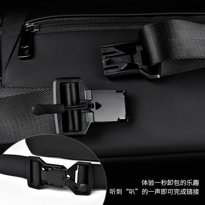 Luxury Brand Designer Bag Men's Crossbody Bag High-End Casual Chest Bag Simple Versatile Large Capacity Commuting Crossbody Bag