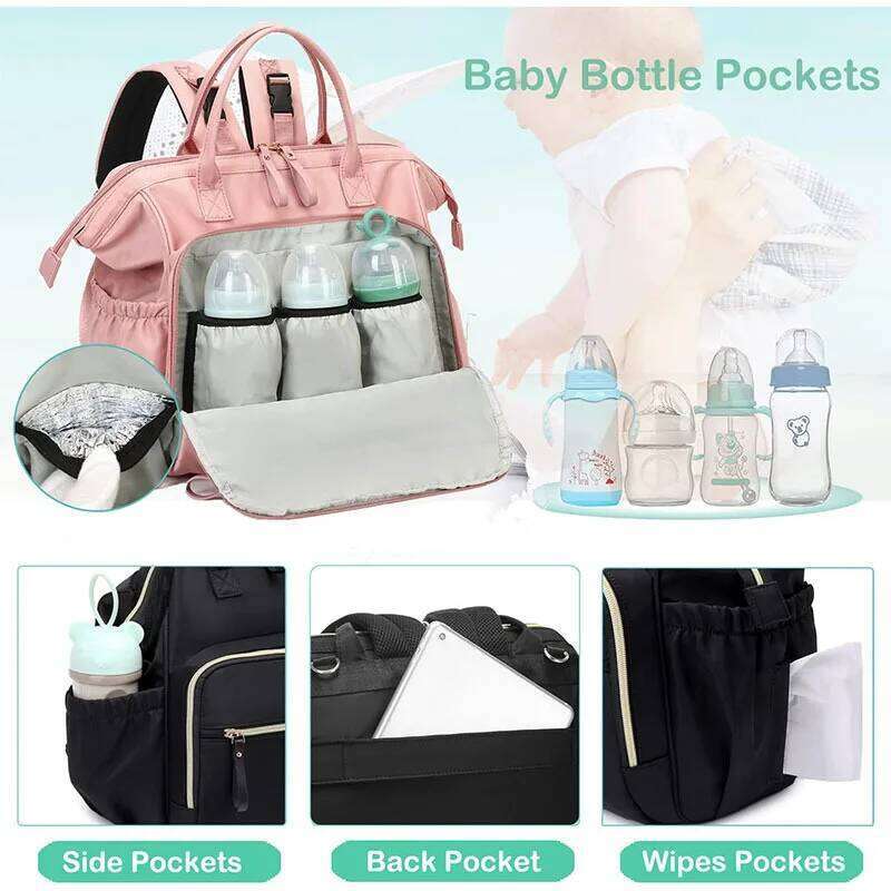 Large Capacity Bag Backpack for Women Totes Baby Diaper Nappy Shoulder Cotton Ladies Maternity Shopping Bags