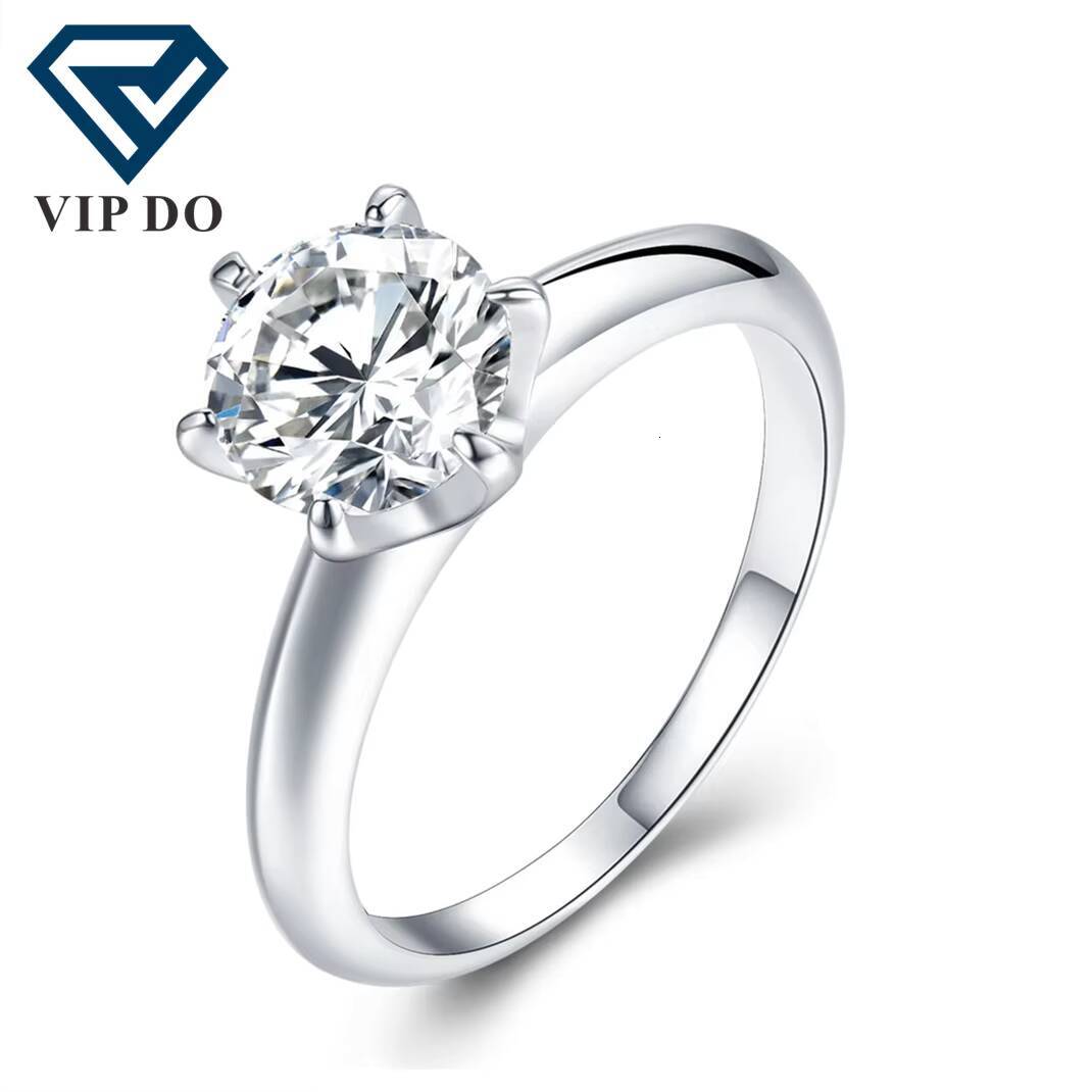 Custom Grown Dia 9K 10K 14K Solid White/yellow/rose Gold Lab Cultivated Wedding Ring Fine Jewelry