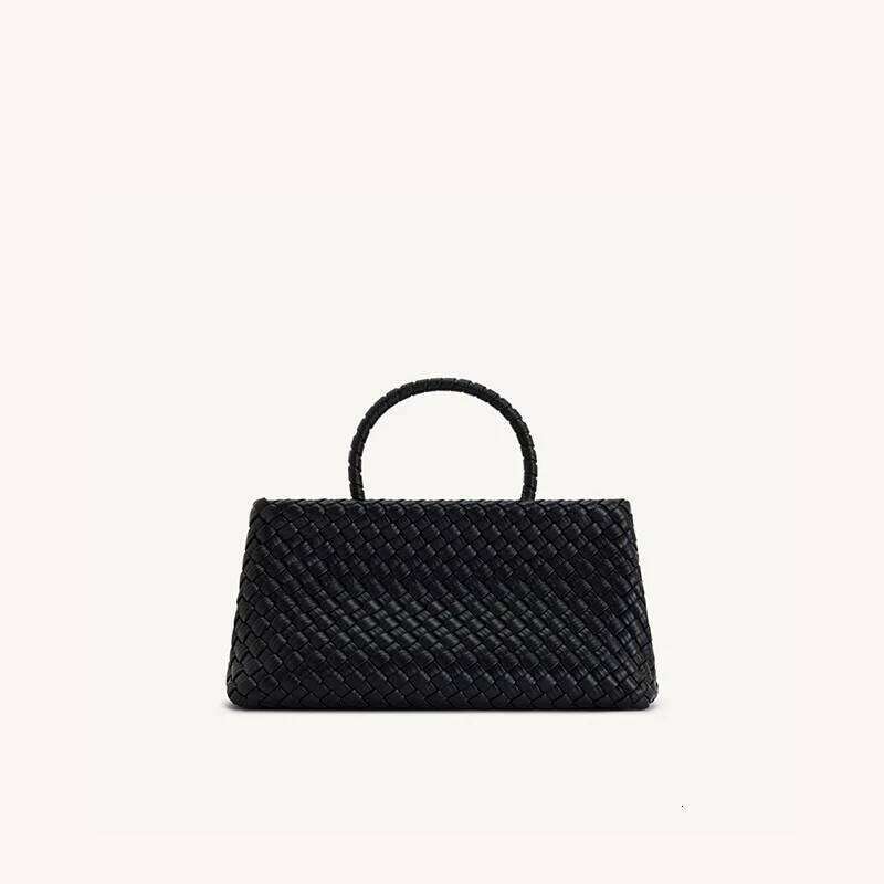 Fashionable Large Capacity Women's Woven Casual Commuting Handbag, PU Single Shoulder Crossbody Bag