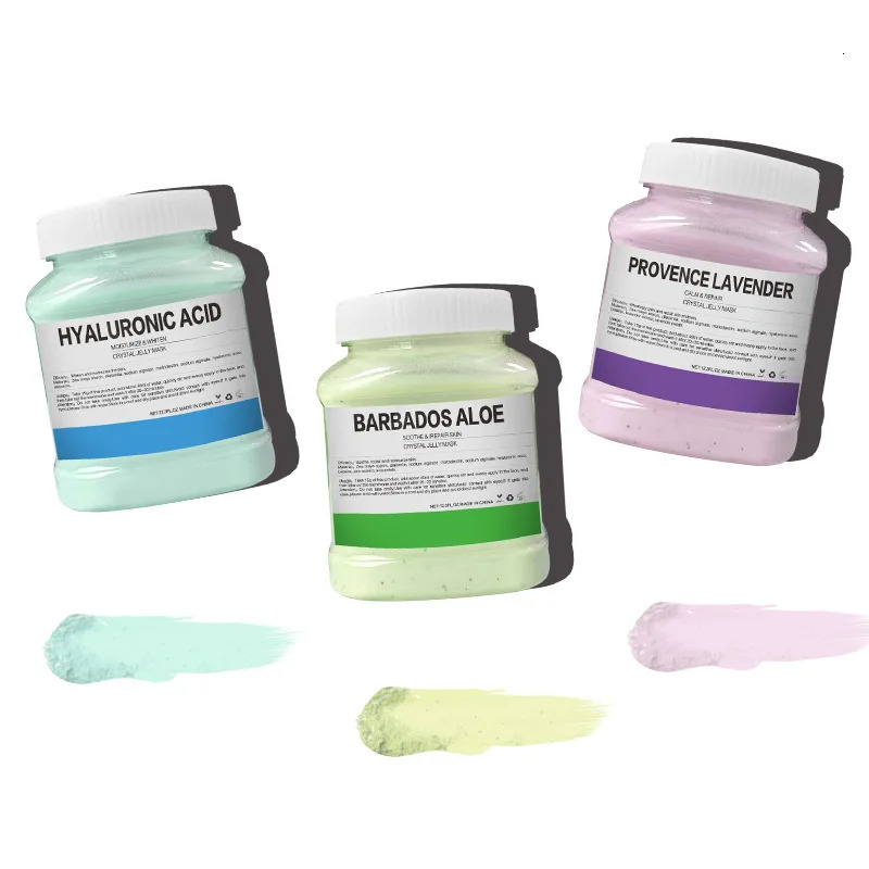 350g Hydrating 24K Gold Soft Mask Powder Rose Petal Crystal Jelly Mask Powder Skin Care Drop 250807