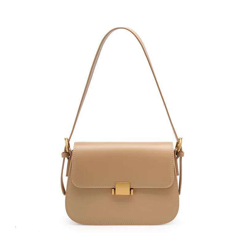 Underarm Genuine Leather Women s New Spring Summer Fashion Tofu Bag Single Shoulder Crossbody bag
