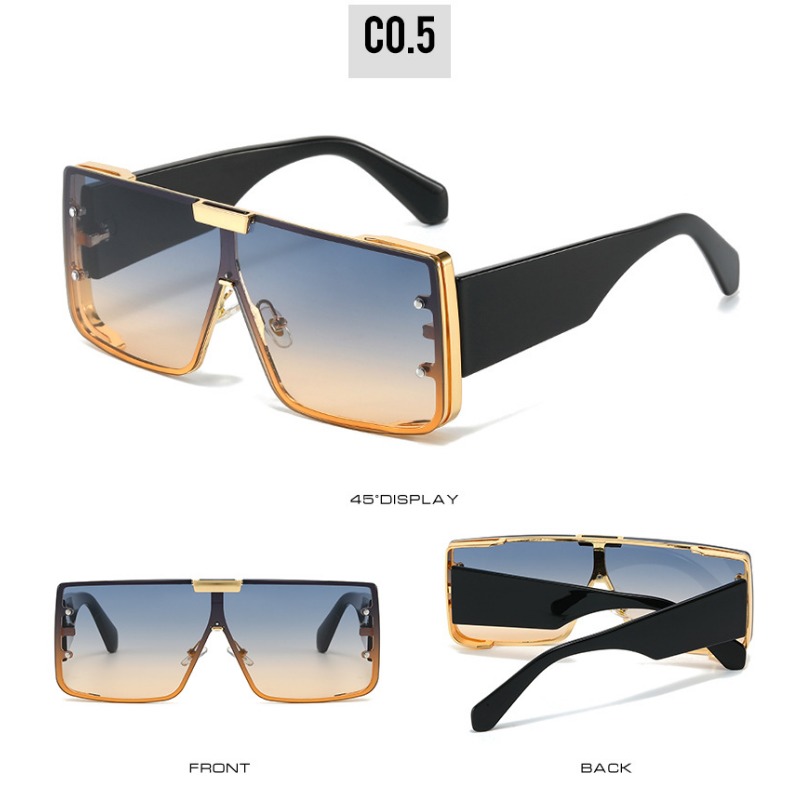 Square Frame Unisex Style Urban Photographer Glasses