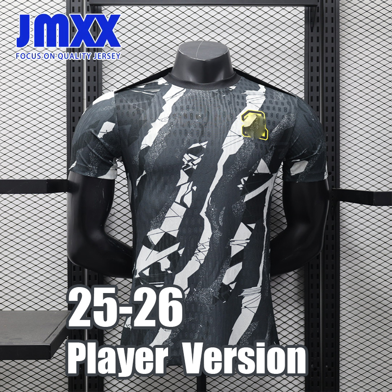 JMXX 25-26 Al-Ittihad Soccer Jerseys Black Special Edition Pre Match Training Mens Uniforms Jersey Football Man Shirt 2025 2026 Player Version