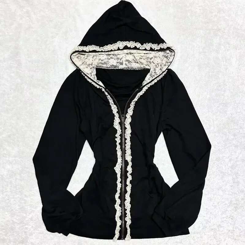 Gothic Classic Pattern Printed Hoodie Y2k Street Hip-Hop Punk Retro Casual Oversized Sports Shirt