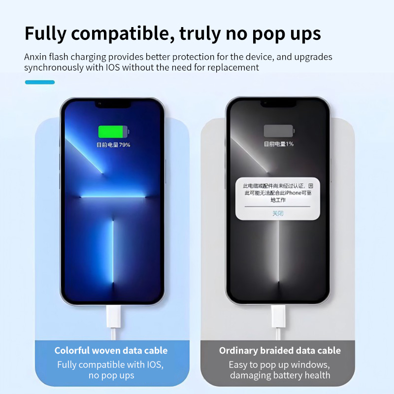 Colorful woven nylon braided usb a to c fast charging cable with data transmission