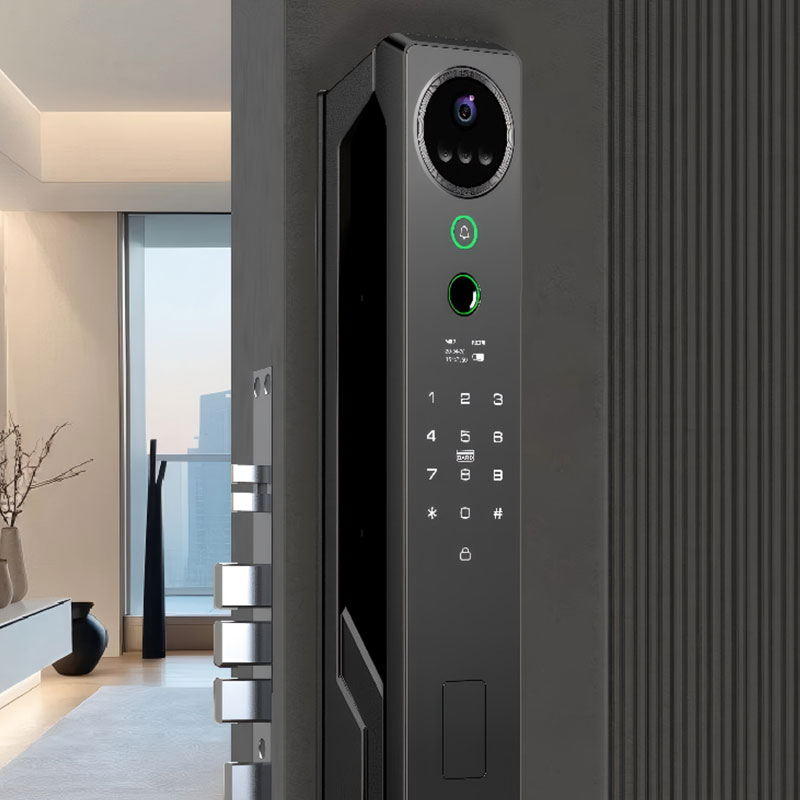 3D Face Recognition Palm Print Remote Control Waterproof Smart Lock RUBINHRC919