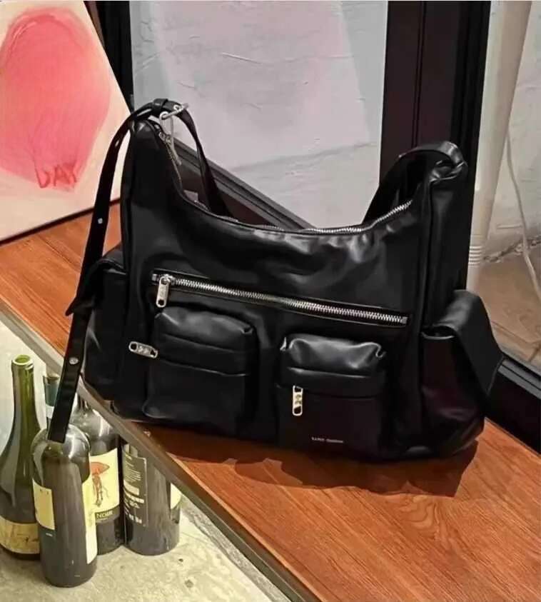 Designer ONDOHKOREAN niche M size medium brand samoondoh motorbike cross-body SAMO ONDOH Song Yuqi same bag A806