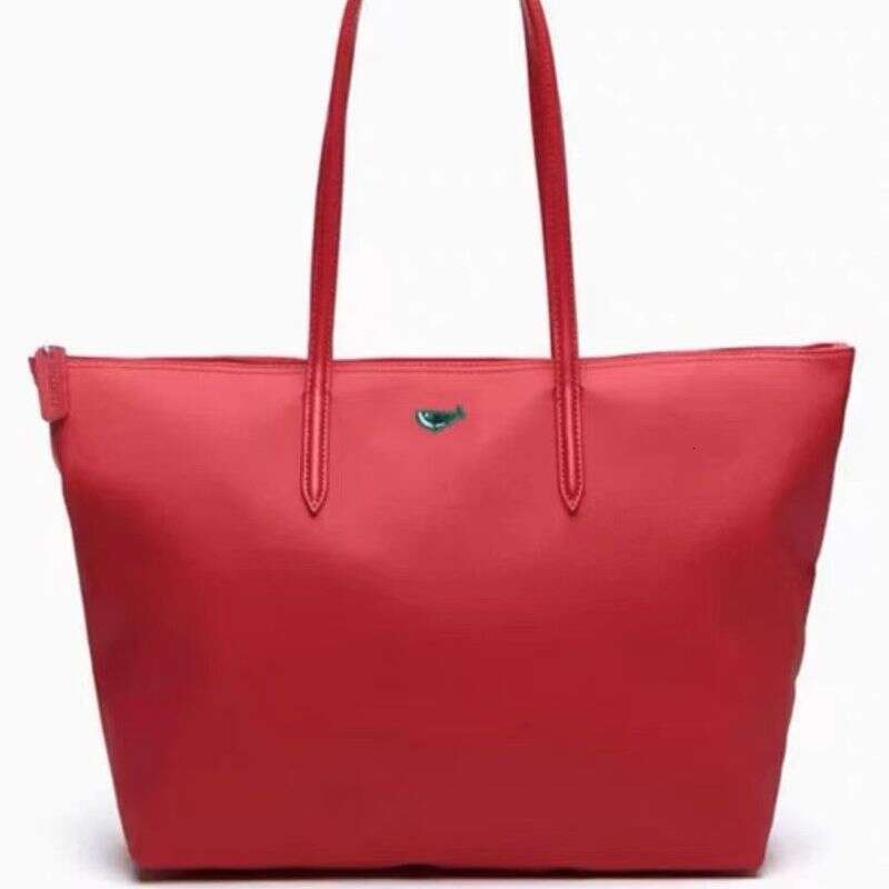 Horizontal French Crocodile Women's Shopping Large Capacity Shoulder Handbag Dumpling Waterproof Tote Mommy Bag