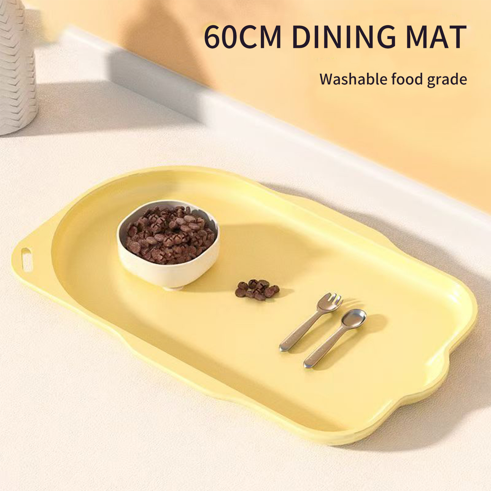 Pet meal mat waterproof, anti fouling, anti slip, cat bowl mat large food cleaning mat pet supplies cross-border dropshipping