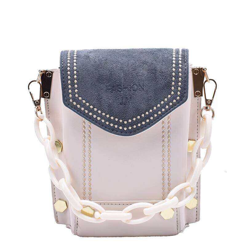 Spring Summer Women's 2025 NEW free shipping New High-end Fashion Niche Color-blocking Phone Crossbody Versatile Small Square Bag