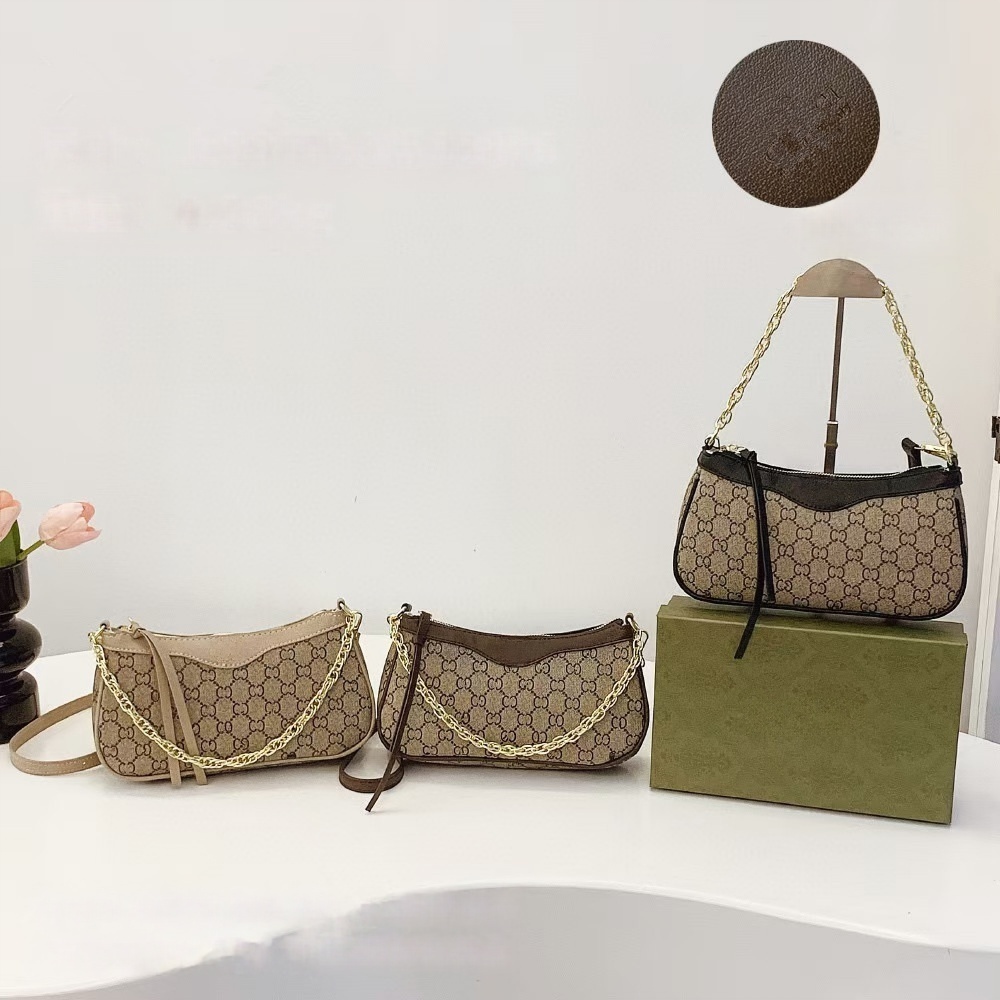 Luxury Designer Crossbody Bag Women Fashion Shoulder Purse Underarm Handbag High Quality Leather Lightweight Trendy Casual for Work Travel Shopping