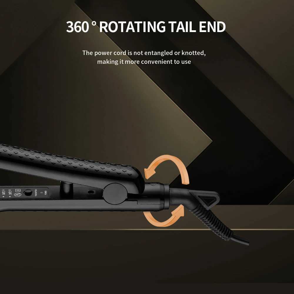 Hair Curler Iron Electric Corrugated Plate Hair Curling Iron Curls Volume Styling Tools W250814