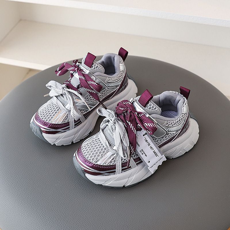 Kids Shoes 2025 Spring Summer Children Casual Shoes Kidsnest for Girls Boys Fashion Design Style Soft Sole Anti-slip Toddler Shoes Size 21 - 30 K0653