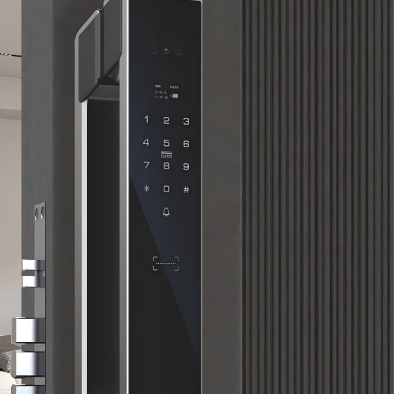 3D Face Recognition Smart Door Lock Electronic Biometric Fingerprint Automatic Smart Lock RUBINHR C939