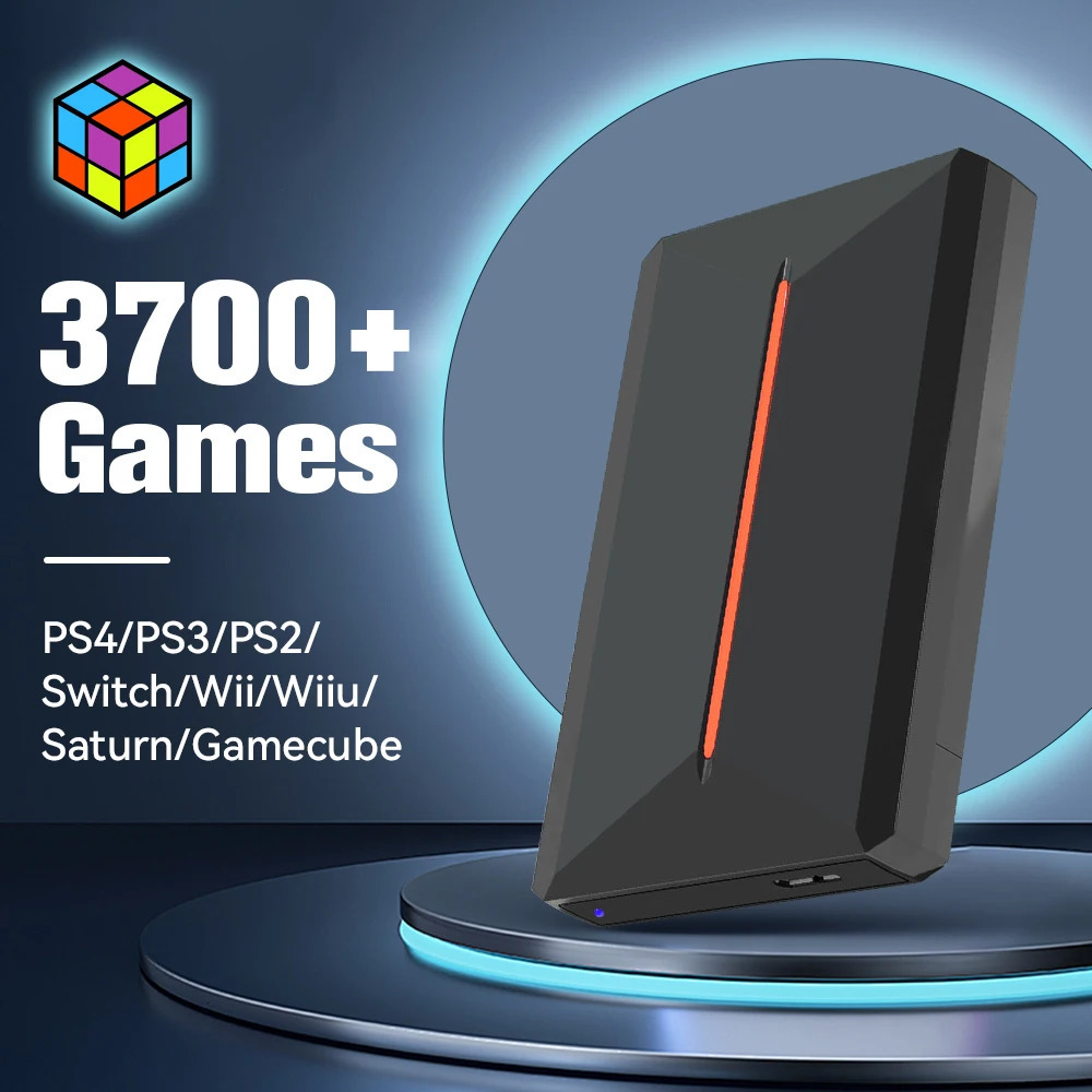 Hyper Base Lbox 500GB Gaming Hard Drive For ///Wii/Wiiu/Gamecube/Saturn With 3700 Games Plug Play For Win PC Launchbox 250813