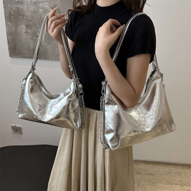 Trendy Tote Korean Fashion Letter Large Capacity Shoulder Summer New Versatile Ins Style Underarm Bag