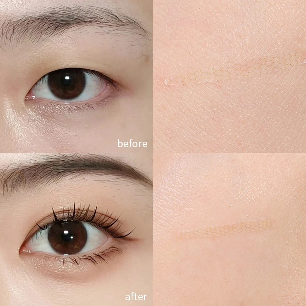 Invisible Double Eyelid Sticker Natural Transparent Self Adhesive Mesh-Lace Eye Tape Sticker Waterproof Women Eye Makeup Tools 250811