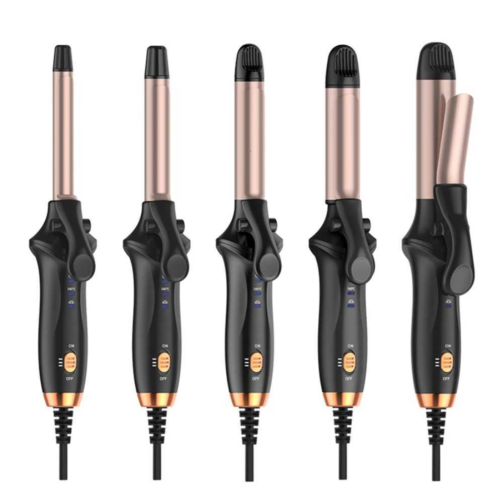 2 in 1 Hair Styling Flat Iron Hair Straightener Curling Iron Ceramic Ionic Hair Curler Fast Heating Hair Styler W250814