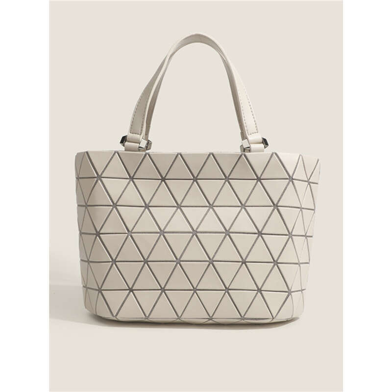 Japan New Fashion Handbag Women's Briefcase Bucket Geometric Quilted Single Shoulder Crossbody Crystal Bag designer bag B5