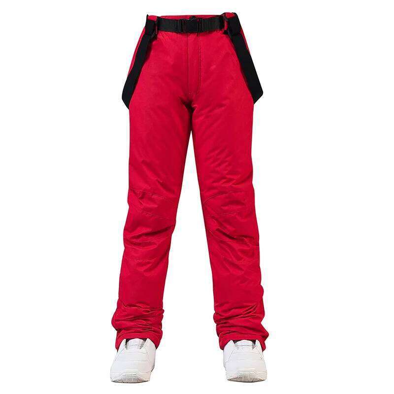 Men and Women Pants Bibs, Bibbed Snowboard Bibs Ski Suit Pant, Snow Bib Pants, Snowboarding Trousers, -30