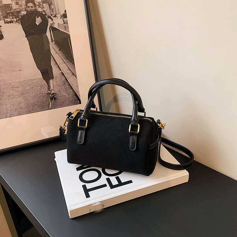 Designer Bags Fashion Women Shoulder Faux Suede Crossbody Bag Luxury Handbag And Purse Pillow Boston Hobos Shopping Bags, high quality single shoulder