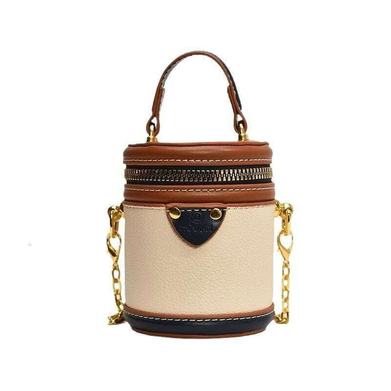 Hot Selling Classic Mini Contrasting Round Bucket Children's Parent-Child Style Women's Crossbody Bag Small Item Storage Handbag Designer Ba