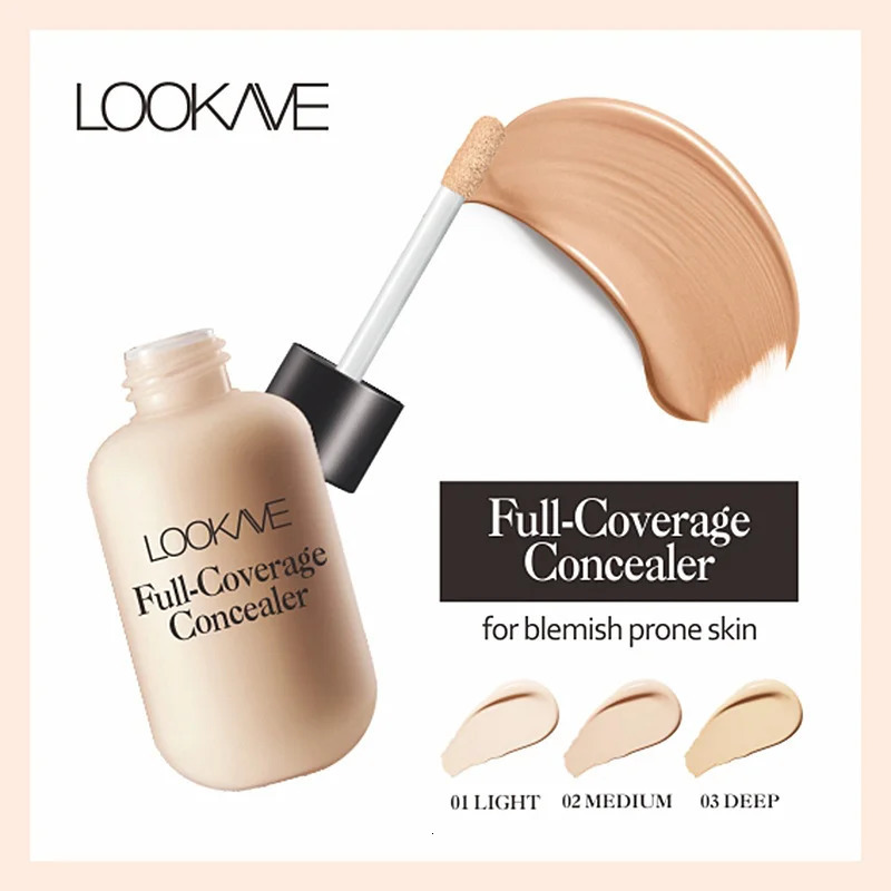 Lightweight and Compact Mini Liquid Concealer-High Coverage for Ddark Circles and BlemishesTravel-Friendly FaceMakeup Base 250813