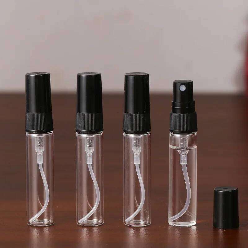 2Ml 3Ml 5Ml 10Ml Perfume Spray Bottle Refillable Smooth Press Transparent Atomizer Easily Carry Travel Bottles Empty Container