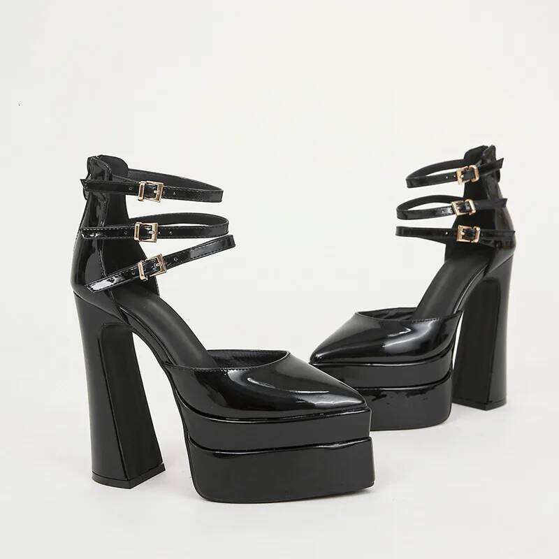 New brand Women Fashion Summer Sexy Ankle Strap Platform Wedges High heels Gladiator Sandals Female Chunky Shoes