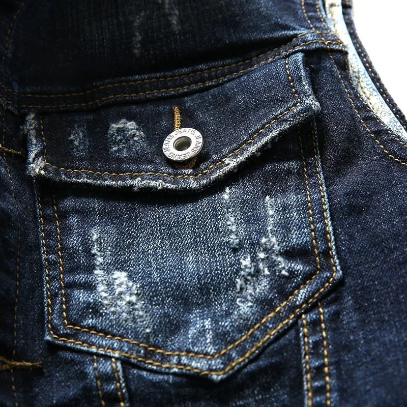 Mens Sleeveless Denim Jacket Single Breasted Lapel Vest Coat Blue Gray Black Top Asia Size M5XL 250805