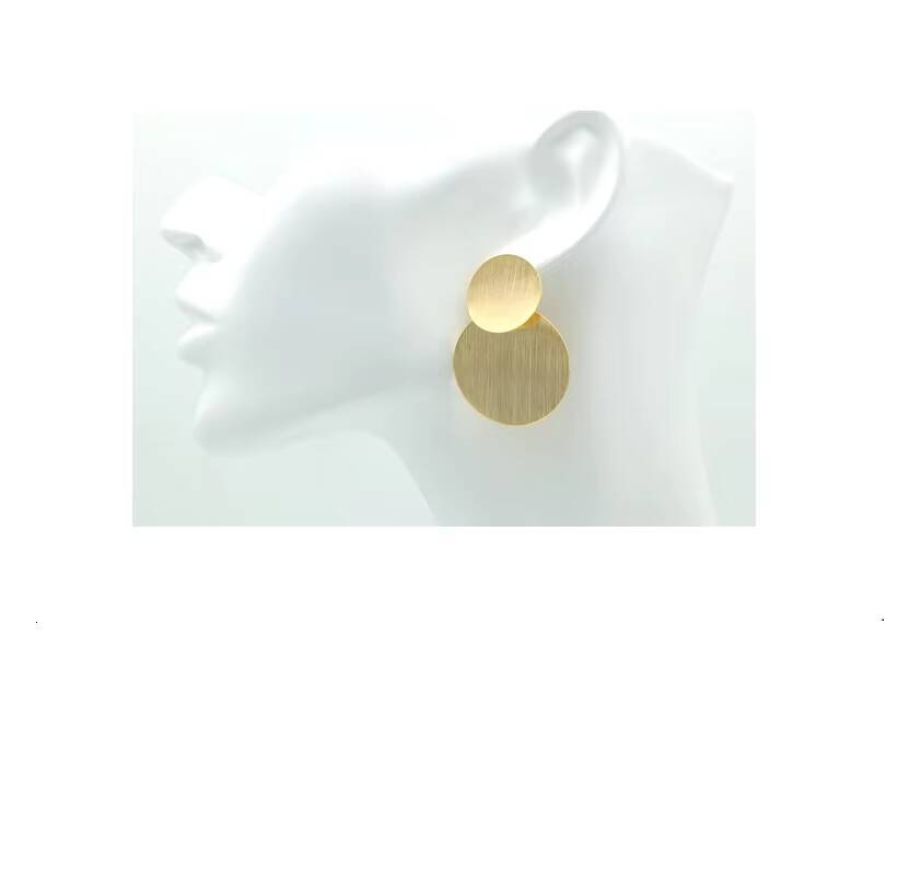 Brass Earring for Customized Size Exaggerated Designer Earrings Night Party Wear Items
