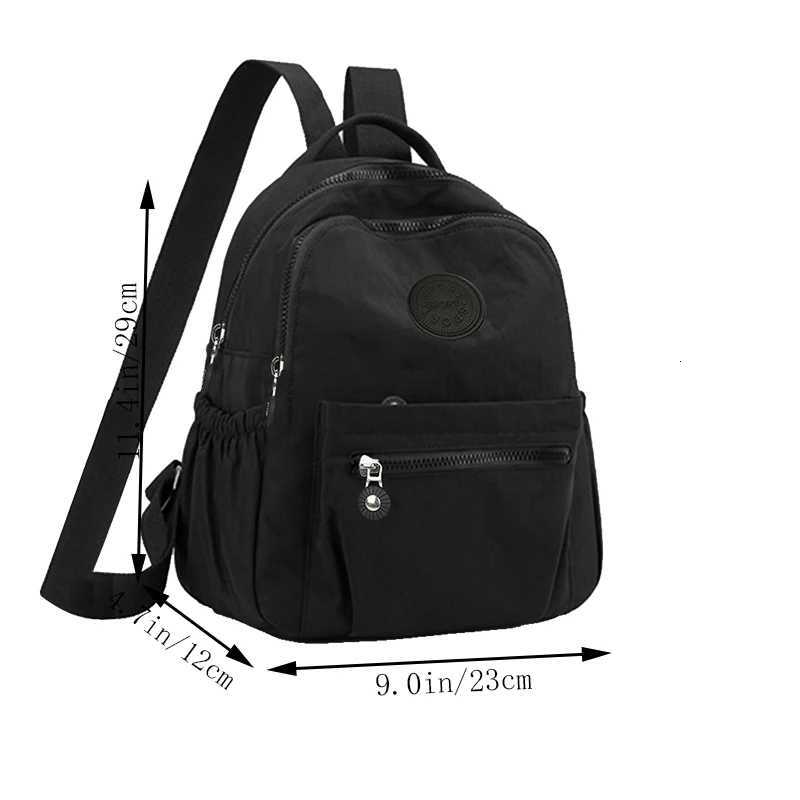 Mens and Womens Korean-style Fashionable Oxford Cloth Waterproof Nylon Fabric Casual Motorcycle BackpackXJ250814