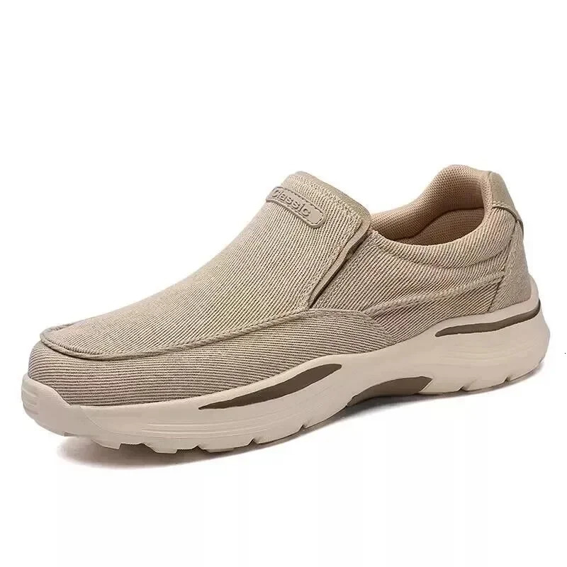 Men Canvas Shoes Fashion Mens Casual Shoes Light Non-slip Loafer Washed Denim Flat shoes Outdoor Sneakers Vulcanized Shoes 250809