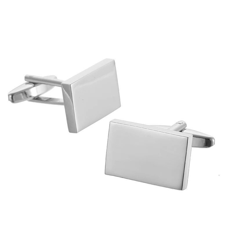 High quality mens French shirt cufflinks classic laser metal round square cuffs buttons wedding suit accessories jewelry gifts 250812