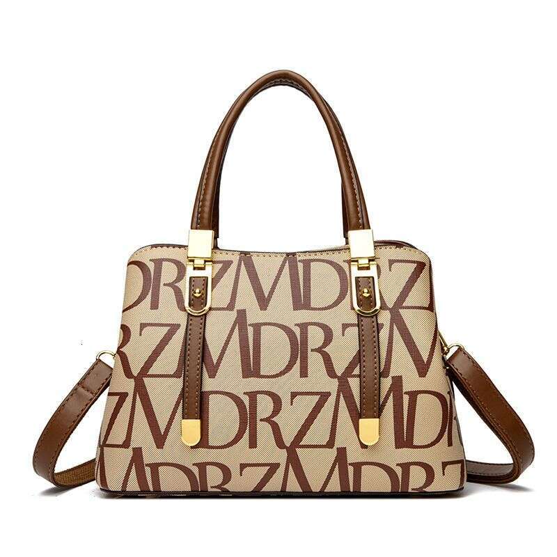 Handbag New Women's Shoulder Simple Atmosphere French High-end Middle-aged Mom Crossbody Bag