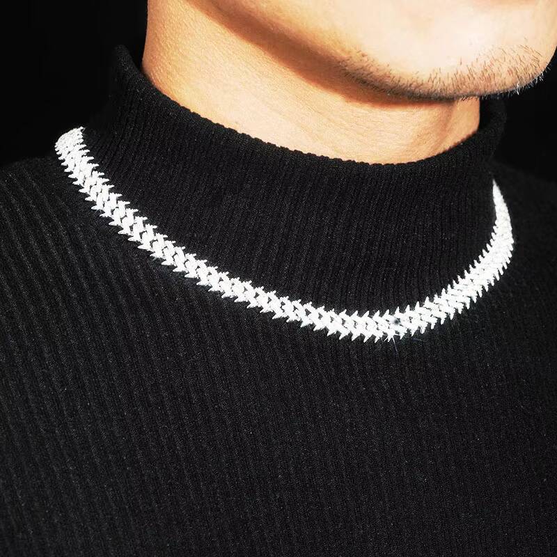 GRA Certified Vvs Cuban Chain Hip Hop Iced Moissanite Mens Necklace Wholesale