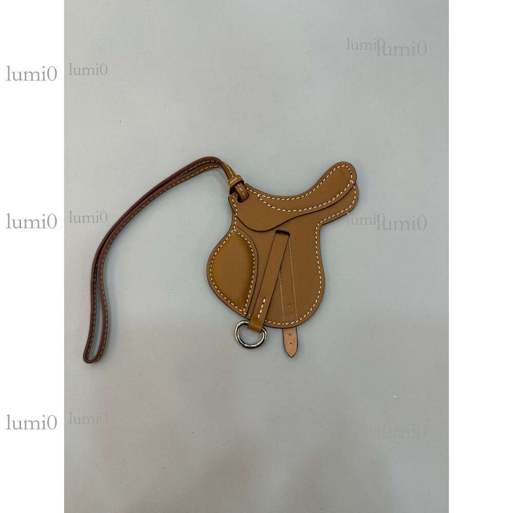 Lambskin Saddle Pendant Genuine Leather Bag Charm Handmade Accessory Bag pendant