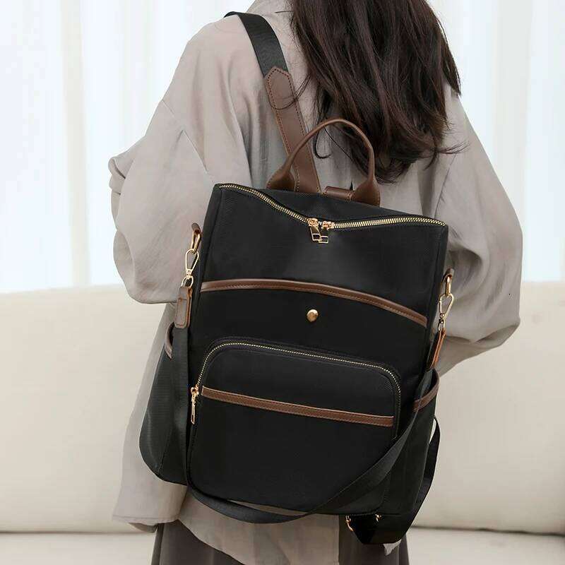 Fashion Backpacks Female Soft Nylon Rucksack Women Knapsack Travel Bagpack Ladies Daypack Large Capacity School Bags for Girls