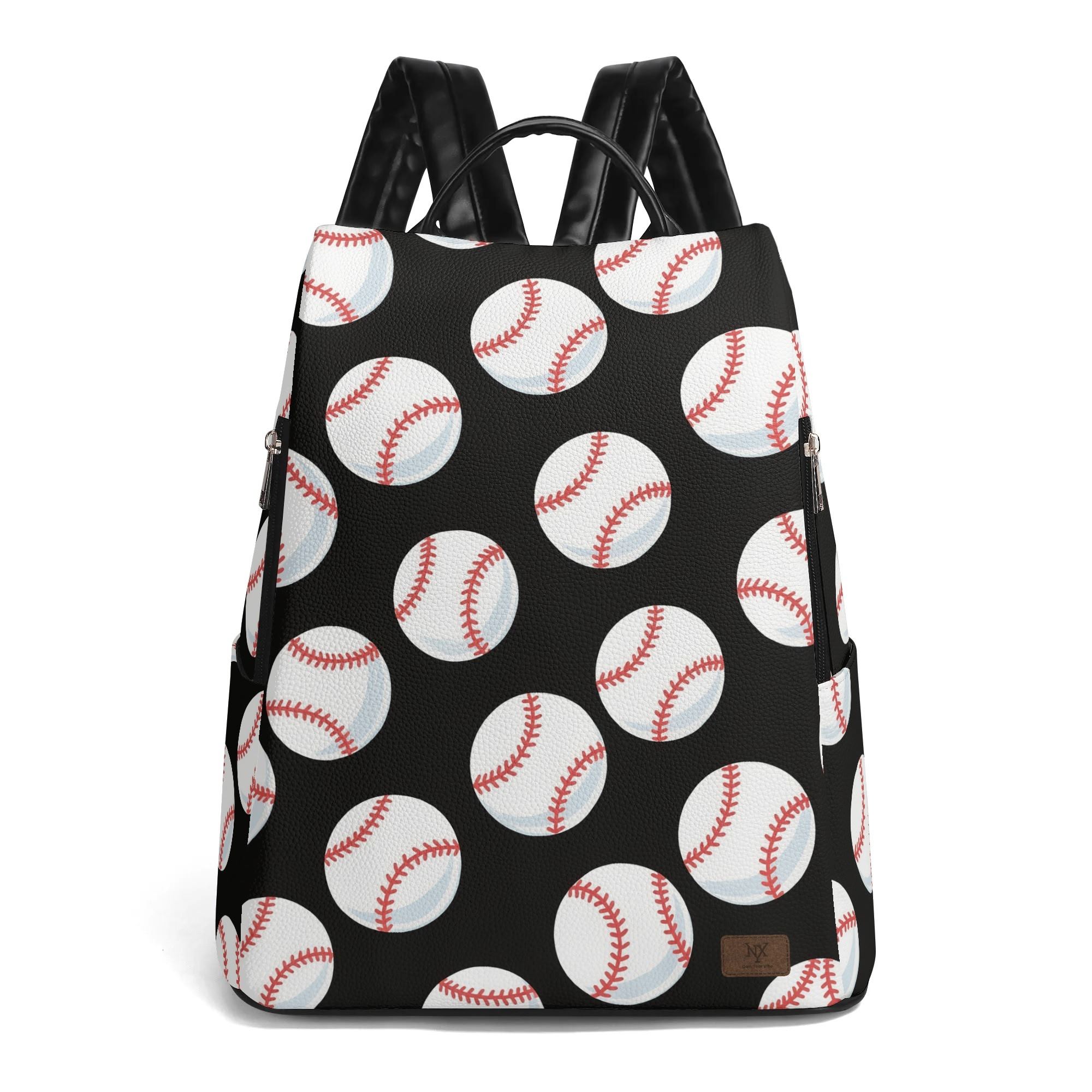 NXY high quality lychee pattern backpack luxury bag Women backpacks designer bookbags back packs womens fashion all-match Large baseball pattern schoo