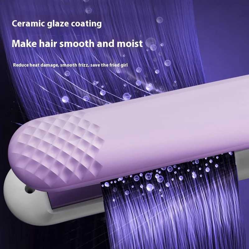 Mini Straightening Iron for Home Use Hair Straightener Curling Wand Dual Use Straight and Curly Hair Styling Tool Compact Size W250814