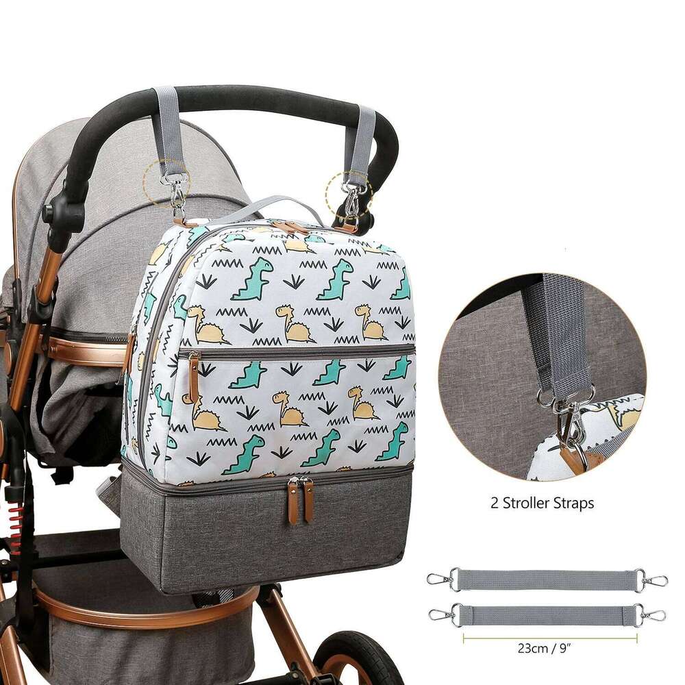 Compartment Breast Pump - Middle Size Cooler Double Layer Pumping Bag for Working Outdoor Mom